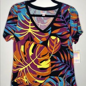 Tropical LuLaRoe Christy Tee